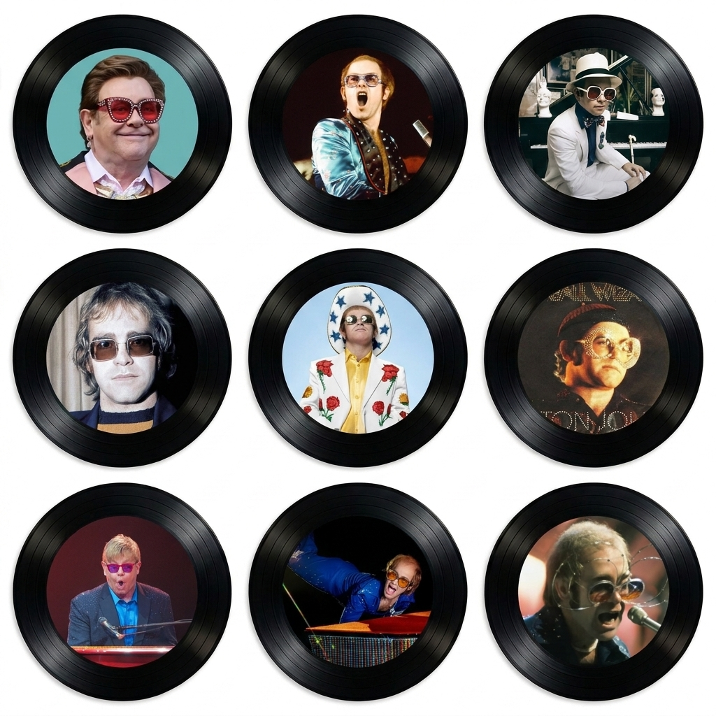 Elton John Vinyl Frame